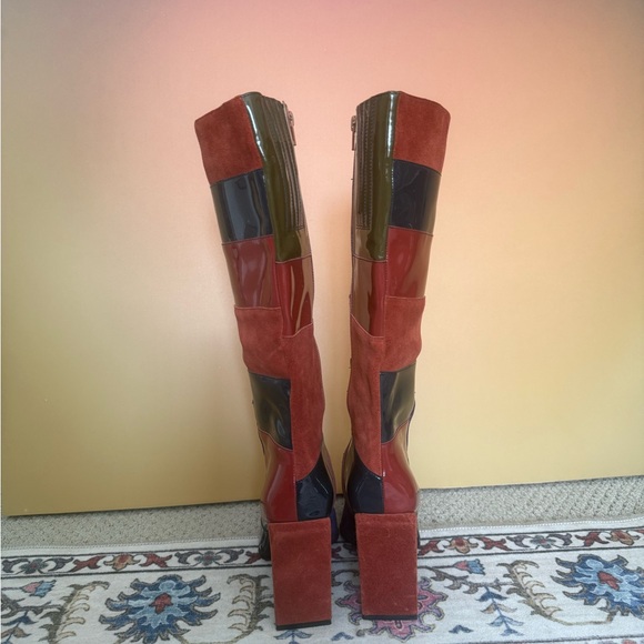 Jeffrey Campbell Light-speed patchwork suede boots - Picture 14 of 14